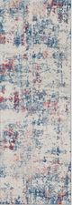 Surya Monaco Blue/Burgundy/Light Gray 4'x6' Area Rug-2