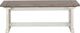 Sunny Designs™ Pasadena Buckskin/Marble White Side Bench-2