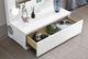 Global Furniture USA Ella White Narrow Tall Mirror with Drawer and Speaker-3