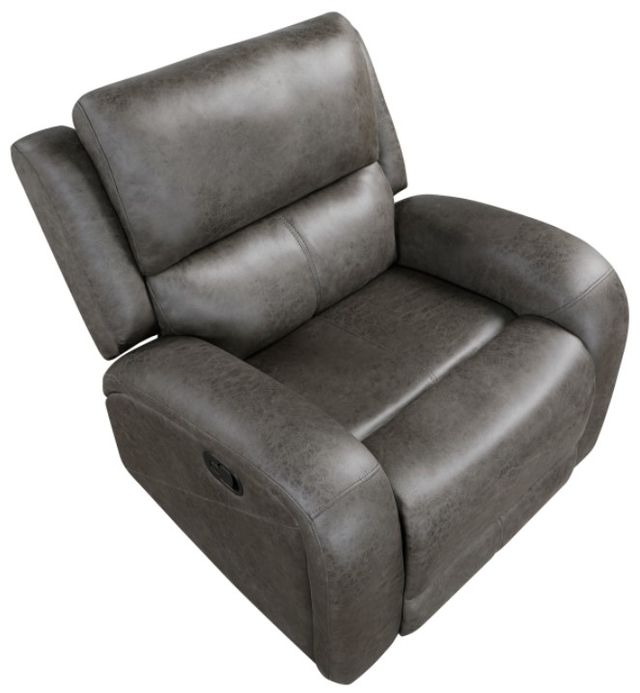 Homelegance® Pagosa Gray Rocker Manual Recliner-3