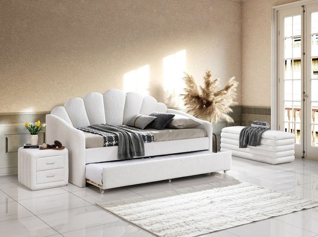 IFDC Beige Nightstand-1