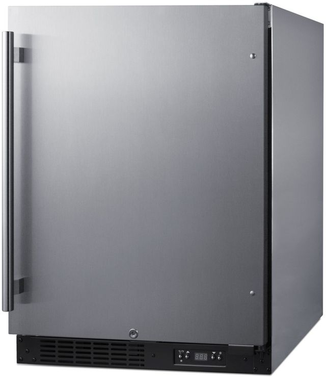 Summit® 24" 4.0 Cu. Ft. Stainless Steel Undercounter Freezer-2