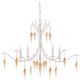 Currey & Company Arcachon Crushed Shell/Natural/Vanilla Chandelier-2