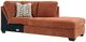 Signature Design by Ashley® Aviemore 2-Piece Spice Right Arm Facing Sectional and Chaise-3