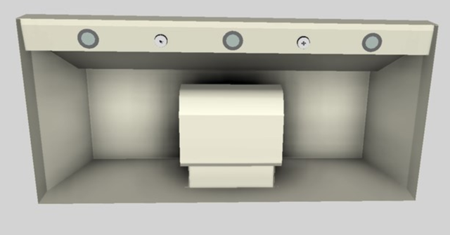 Vent-A-Hood® 42" Biscuit Wall Mounted Liner Insert-2