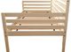 Kodiak Furniture Boho Linen Aqua/White Twin Daybed with Mattress-3