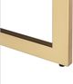 Elements International Harper Espresso Coffee Table with Gold Base-2