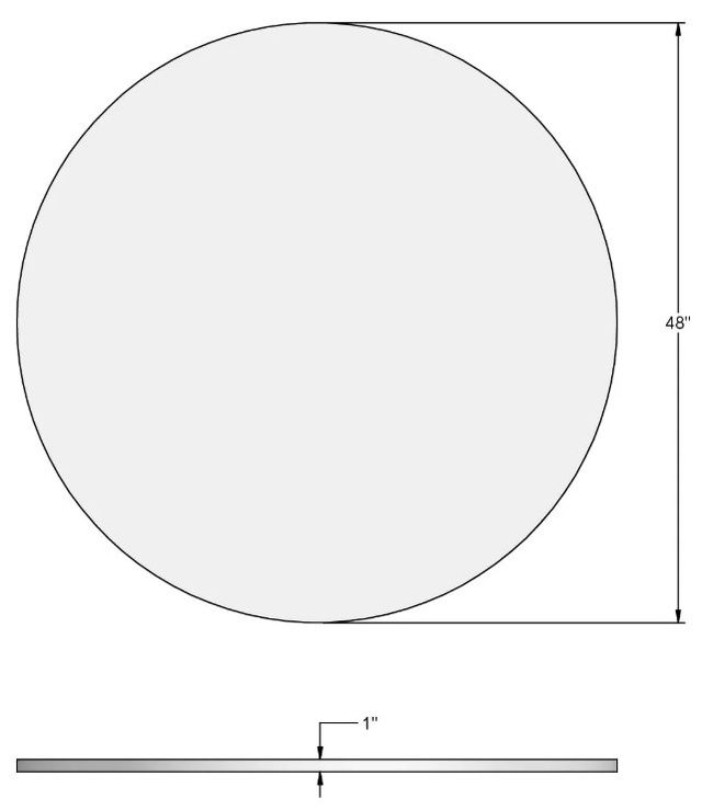 Amisco Customizable Calypso Round Counter Table-2