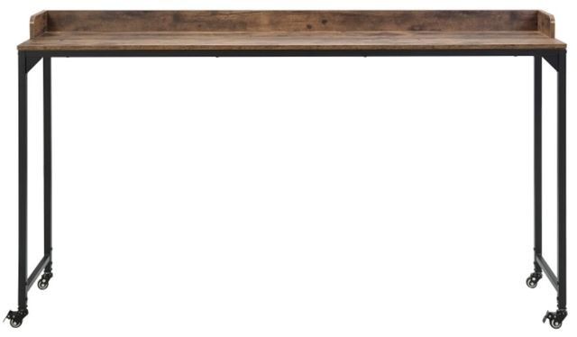 Homelegance® Sumter Rustic Brown Desk with Black Base-3