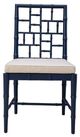 Furniture Classics Hugo Blue/White Dining Side Chair-1