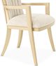 Michael Amini® Fantosini Gold Leaf Dining Arm Chair-5