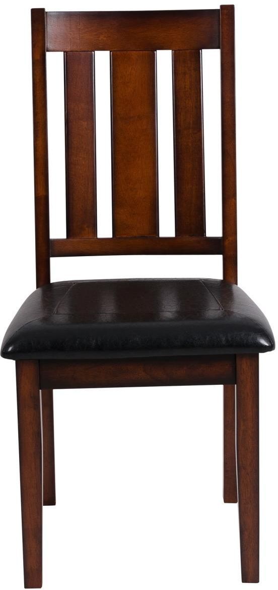 Mazin Furniture Mosely 5 Piece Dark Brown Cherry Dining Table Set-2
