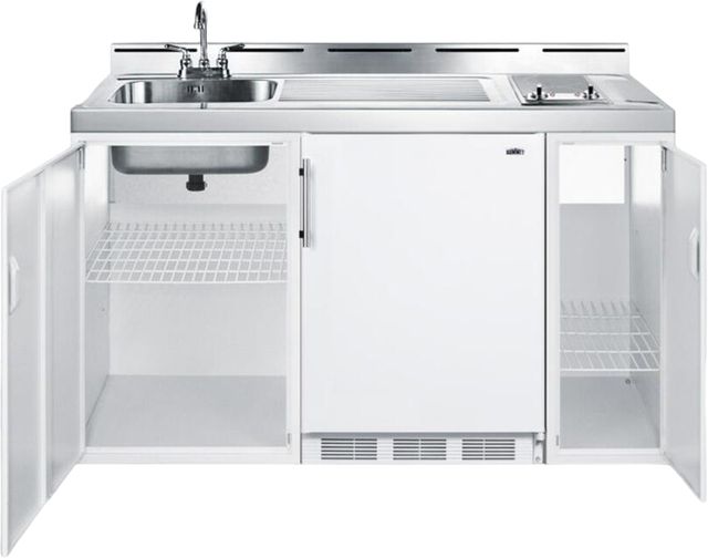 Summit® 60" White All-In-One Kitchenette-1
