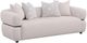 Coaster® Jeanette 84" Beige Upholstered Round Arm Sofa-0