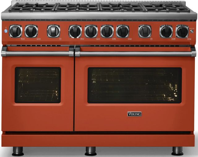 Viking® 7 Series 48'' Spiced Cider Pro Style Gas Range-2