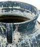 Currey & Company Agrigento Antique White/Blue Drip Planter-2