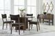 Ashley® Korestone Black/Dark Brown Upholstered Dining Side Chair-1