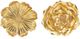A & B Home 2-Piece Gold Rose Hanging Wall Accent Set-0