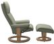 Stressless® by Ekornes® Customizable Stressless Aura Large Classic Base Chair and Ottoman-1