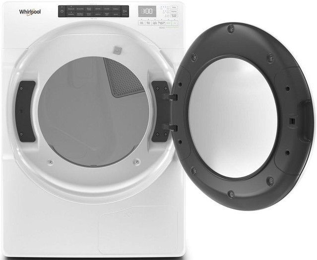 Whirlpool® 7.4 Cu. Ft. White Front Load Ventless Electric Dryer-1