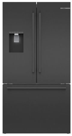 Bosch® 500 Series 36 in. 21.6 Cu. Ft. Black Stainless Steel Counter Depth French Door Refrigerator