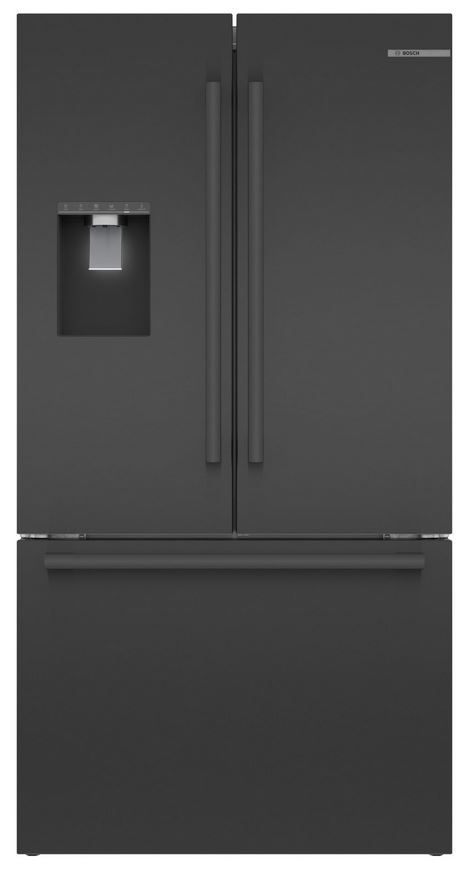 Bosch® 500 Series 36 in. 21.6 Cu. Ft. Black Stainless Steel Counter Depth French Door Refrigerator-0