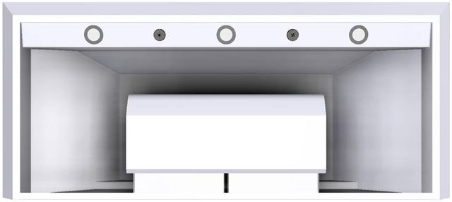 Vent-A-Hood® 48" White Euro Style Wall Mounted Range Hood-2