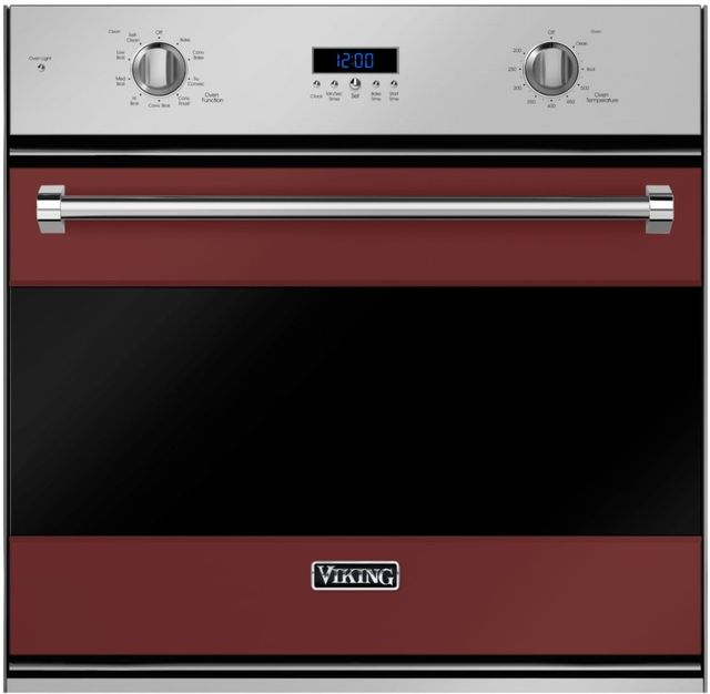 Viking® 3 Series 30" Reduction Red Single Electric Wall Oven-0