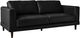Elements International Hampton Fiero Black Sofa-0