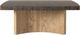 Four Hands Brinton Distressed Iron Top Coffee Table with Rustic Oak Veneer Base-2