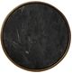 Furniture Classics Forsythe Black Side Table with Antique Brass Base-3