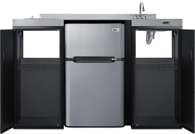 Summit® 54" Black All-in-one Kitchenette -2