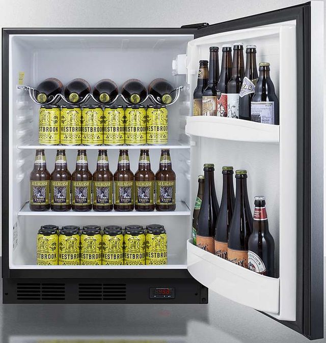 Summit® 5.5 Cu. Ft. Stainless Steel Compact Refrigerator-3