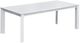 Intercon Alexa White Aluminum/Stone Outdoor Dining Table-0