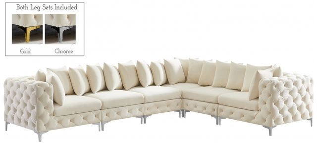 Meridian Furniture Tremblay 6-Piece Cream Modular Sectional-0