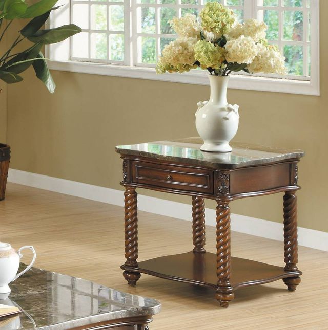 Homelegance® Lockwood Mahogany End Table-1