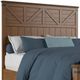 John Thomas Furniture® Farmhouse Chic Rustic Bourbon King Panel Bed-1