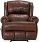 Catnapper® Duncan Walnut Deluxe Glider Recliner-3