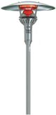 Lynx® Professional Post-Mounted Infrared Patio Heater-Stainless Steel-0
