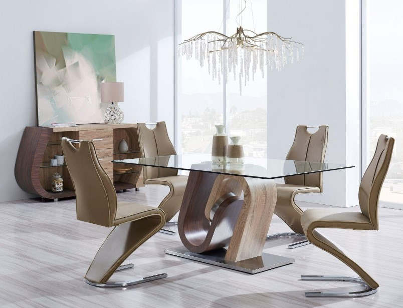 Global Furniture USA Cappuccino Dining Side Chair | Lux Furniture