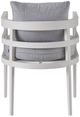 Universal Explore Home™ Coastal Living Outdoor South Beach Canvas Granite Aluminum/Fabric Dining Chair-3