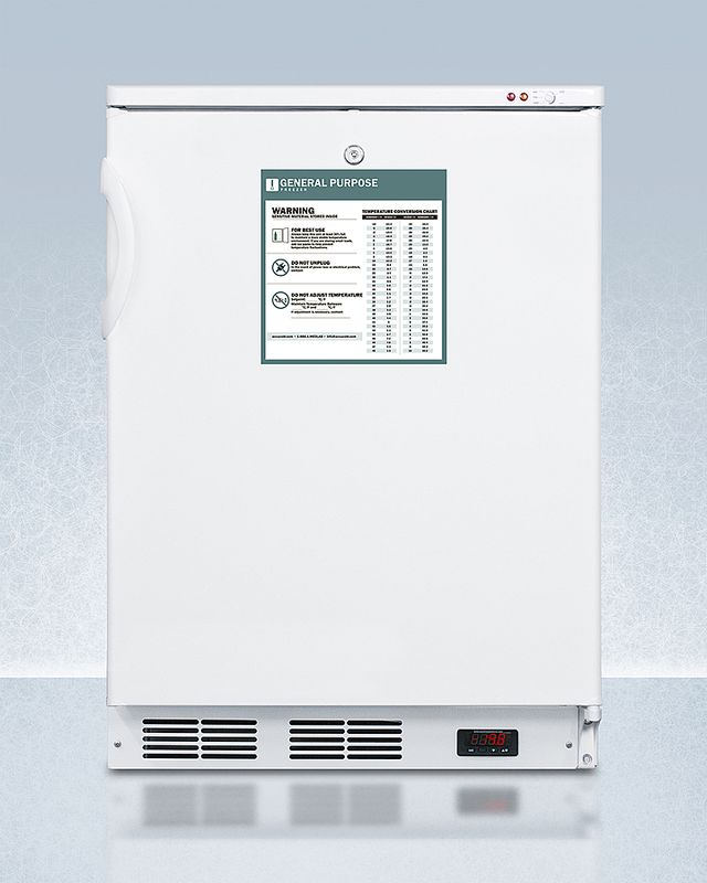 Accucold® by Summit® 24" 3.5 Cu. Ft. White All Freezer-0