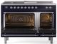 Ilve® Nostalgie II Series 48" Midnight Blue Pro Style Dual Fuel Range-1