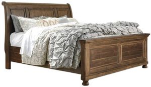 Signature Design by Ashley® Flynnter Medium Brown Queen Sleigh Bed
