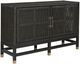 TOV Furniture Amara Charcoal Woven Rattan Buffet-0