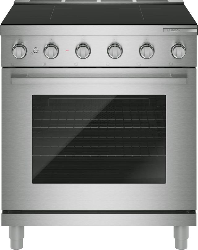 Bosch® 500 Series 30” Stainless Steel Pro Style Induction Range with Air Fryer-0