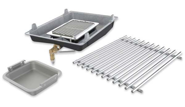 Broil King® Stainless Steel Infrared Side Burner Kit-0
