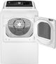 GE® 7.4 Cu. Ft. White Front Load Electric Dryer with Up To 120 ft. Venting and Sensor Dry-2