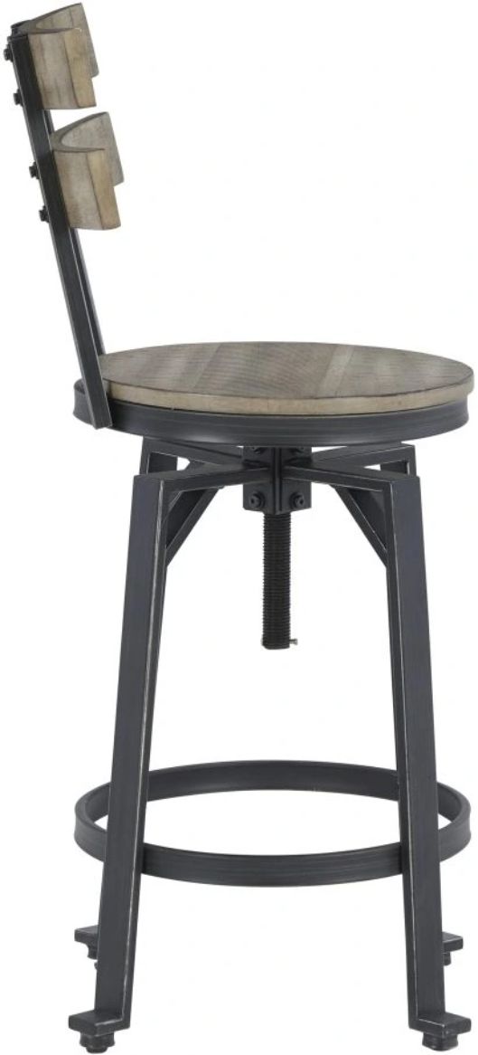 Signature Design by Ashley® Lesterton Black/Light BrownCounter Bar Stool-3