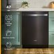 Whirlpool® 24" Fingerprint Resistant Black Stainless Steel Top Control Built-In Dishwasher  with Total Coverage Wash Action and Auto Open Air Dry-4